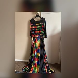 Divno Jé maxi dress multicolor plus size